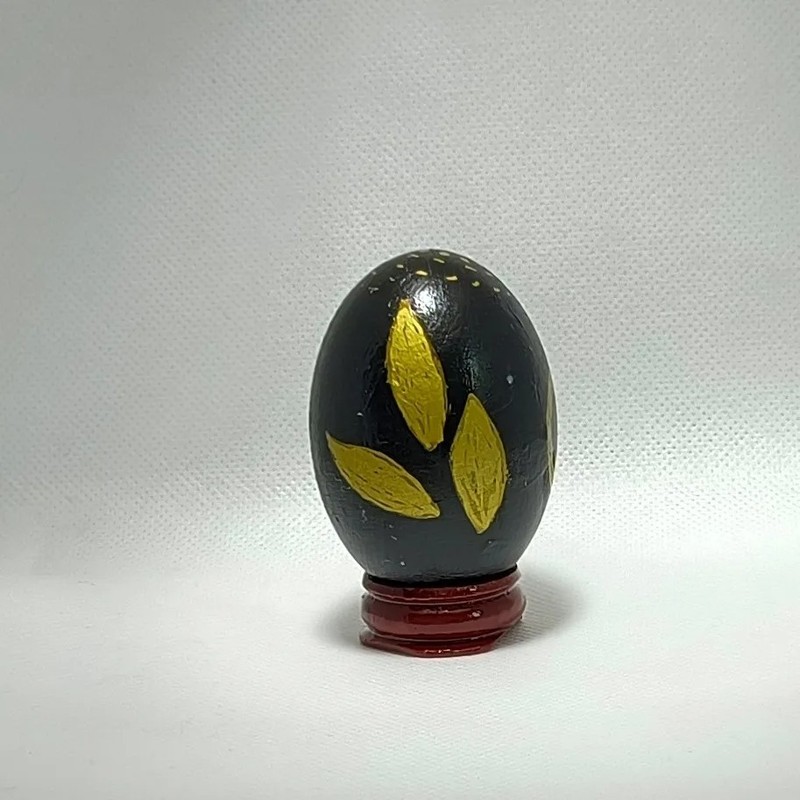 Handpainted Wooden Egg2