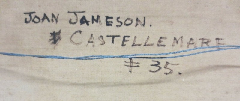 Original Joan Jameson Oil Painting ca.1949 - Ethel Kennedy Estate -Greenwich, CT gallery