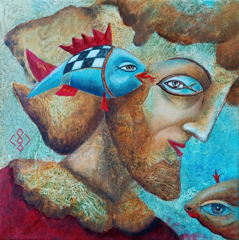 Original Oil Painting Canvas CONTEMPORARY SURREALISM Art by Pronkin 2026 DREAM