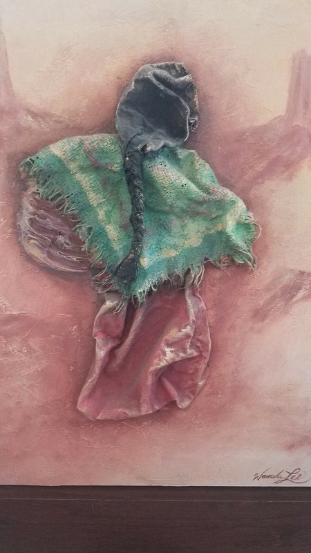 Four Mixed-media 3-D Native American Paintings by Sculptor Wanda Lee gallery