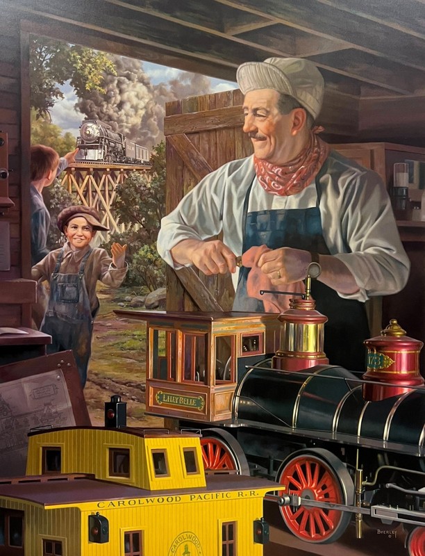 BOB BYERLEY – WALT’S MAGICAL BARN – S/N 30″ X 24″ LITHOGRAPH w/COA