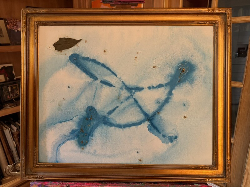 Abstract Expressionist Color Field Painting “June Rain Beneath The Linden Tree” gallery