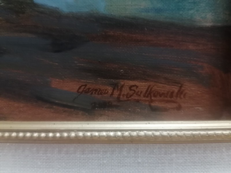 Listed Artist James Sulkowski (1951...) Oil Painting. Signed. gallery