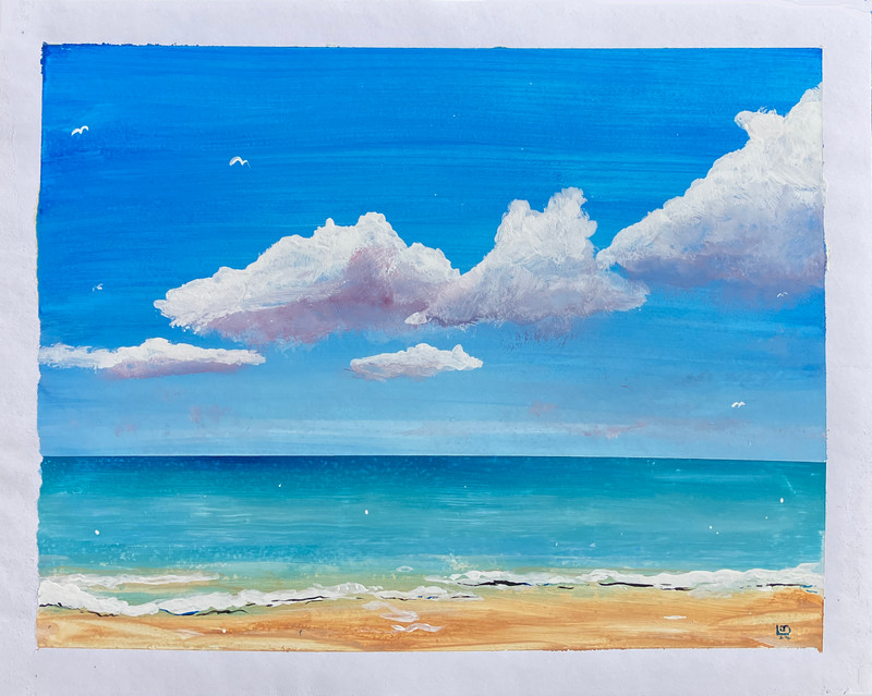Seascape 11X14 Acrylic