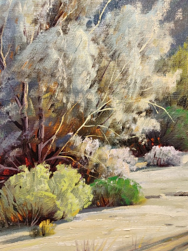 Paul Grimm -Stunning Spring in the California Mojave Desert -Oil painting gallery