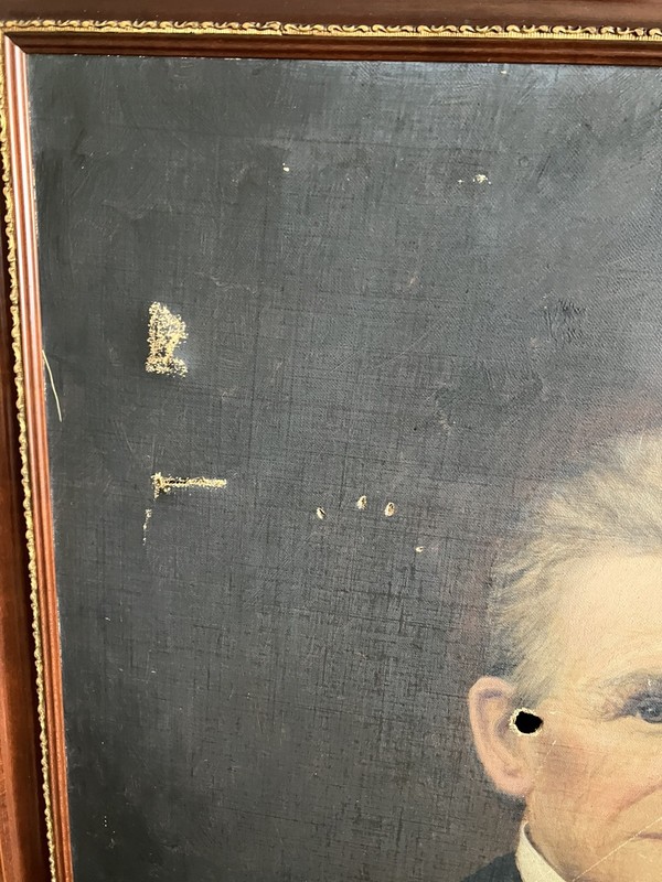 19th C Portrait Hon. Samuel Gordon US Congress 1841-43, 45-47 By Herbert Conner gallery