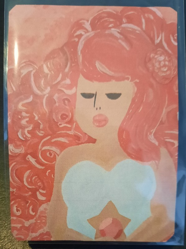 ACEO Art Card Original PRINTED Digital Painting Rose Quartz Steven Universe