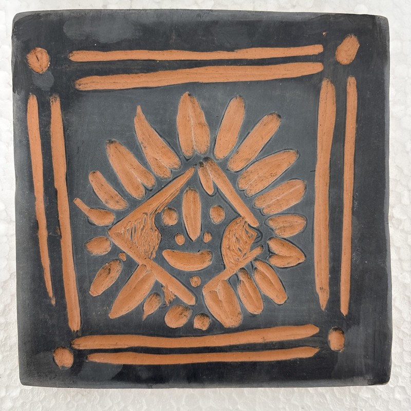 Pablo Picasso – Madoura edition terracotta plaque «Petit Indien»