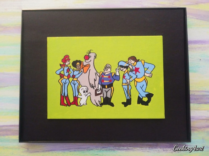 Memories of Saturday Morning Cartoons Acrylic Canvas Fan Art Paintings gallery