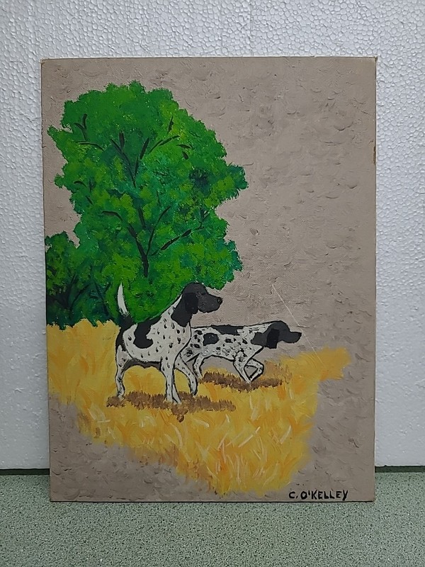 Very Early C.M.O’KELLEY oil On Canvas Painting 1968