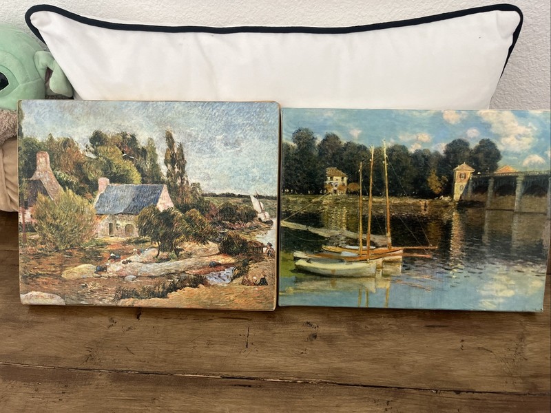 Vintage 2 Pieces Art 10 1/4x 8 1/4” Les Editions Braun Paris & Braun & Cie