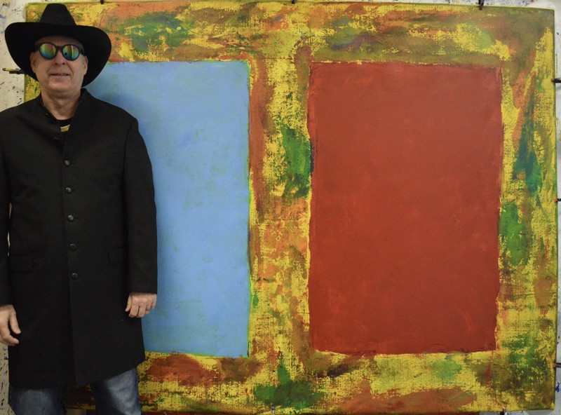Mark Rothko Style Giant Canvas Painting 84”X62” (7 Foot) Abstract Modern XL XXL gallery