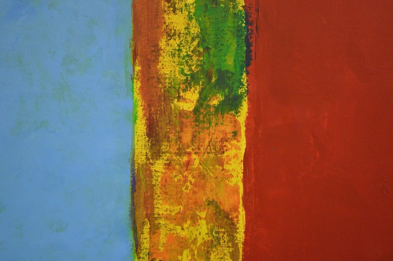 Mark Rothko Style Giant Canvas Painting 84”X62” (7 Foot) Abstract Modern XL XXL gallery