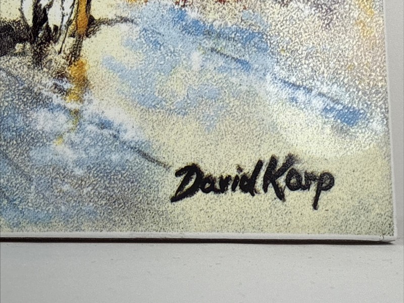 David Karp Signed Enamel on Porcelain – Limited Edition 175/500 – Unframed gallery