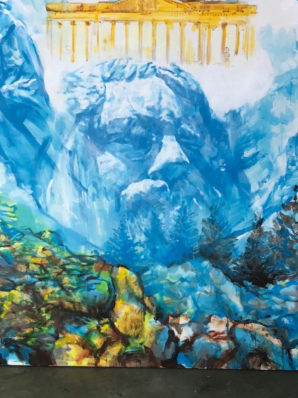 "Angelic Masterpiece" LARGE original Acrylic Painting by Artist Doug West gallery
