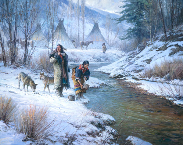 MARTIN GRELLE «Days Of The Coldmaker» Limited Edition Signed/Numbered River Snow