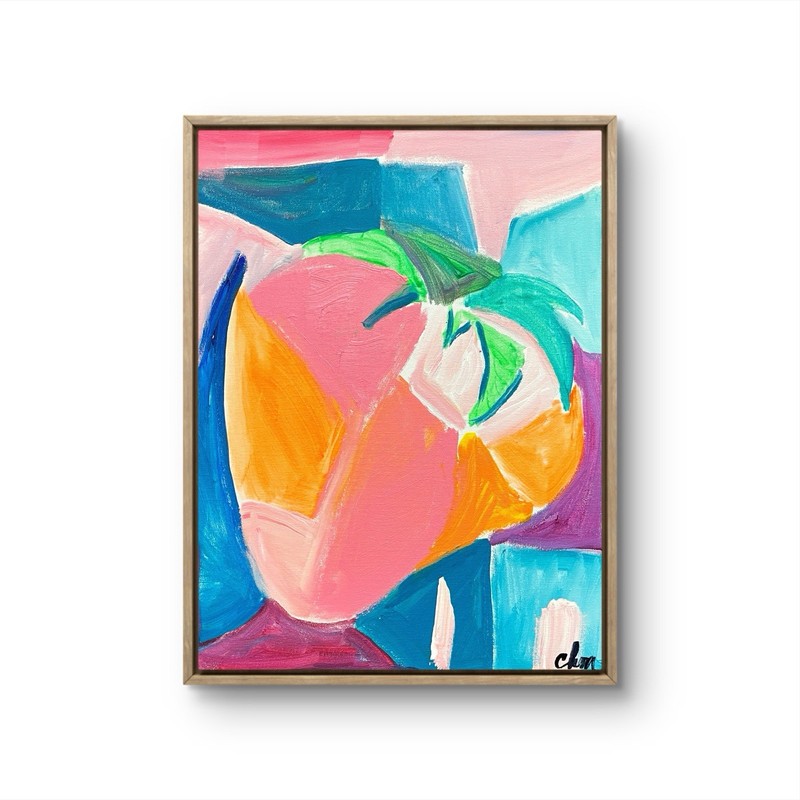 12 X 16 Strawberry Fields Expressionism Abstract Original Handmade-Signed gallery