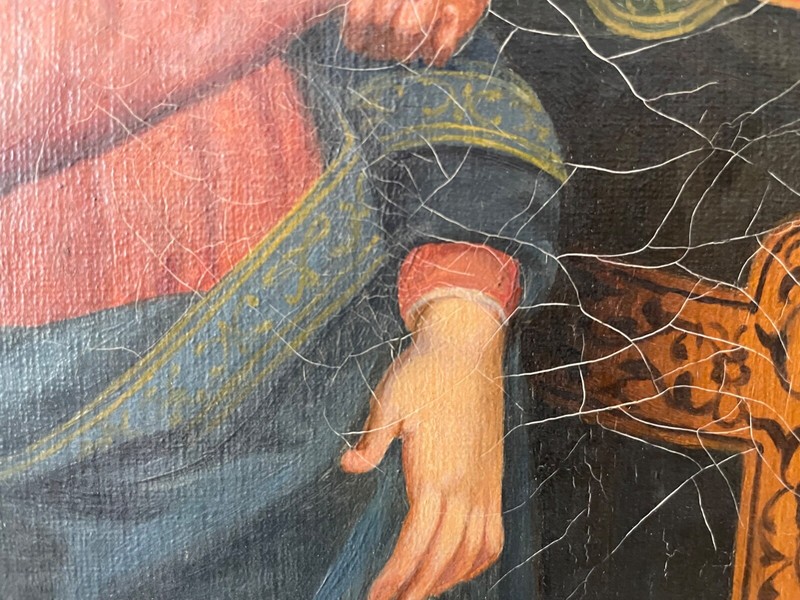 After Raphael, Marriage of the Virgin, large and magnificent 18th century oil gallery