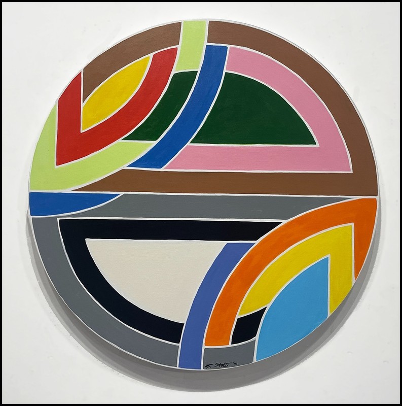 Frank Stella PAINTING – LARGE – Circle painting – Pop Art – Minimalist