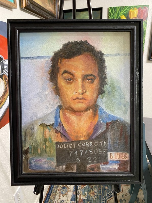 John Belushi Oil Painting Blues Brothers 11X14 Not A Print Free Shipping