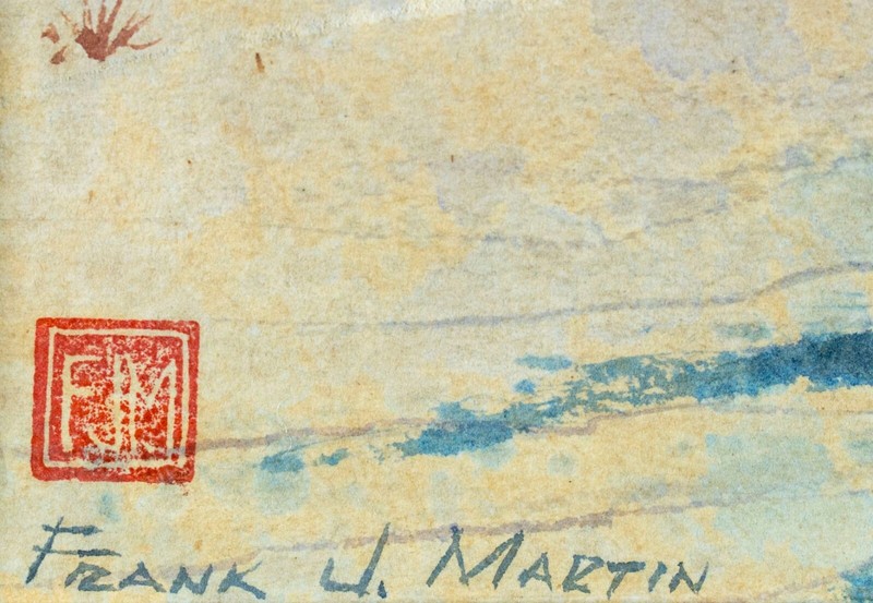 Frank J Martin (CA,mid 20C) watercolor painting 125719 gallery
