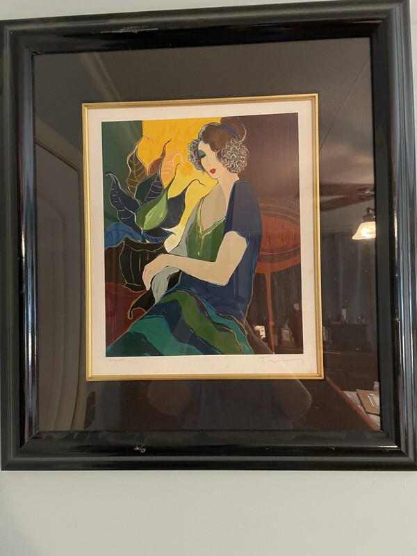 Itzchak Tarkay Authenticated Serigraph In Color Signed & Numbered – Rare! # 217