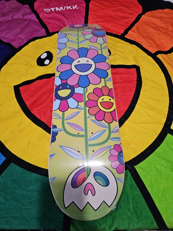 Takashi Murakami TMKK Character Skateboard Deck Rainbow Complex Con