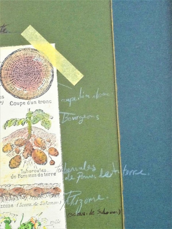 Rustic Framed Collage Artwork Hardware Signed Israeli Artist Hanna Farhi- Kloss gallery