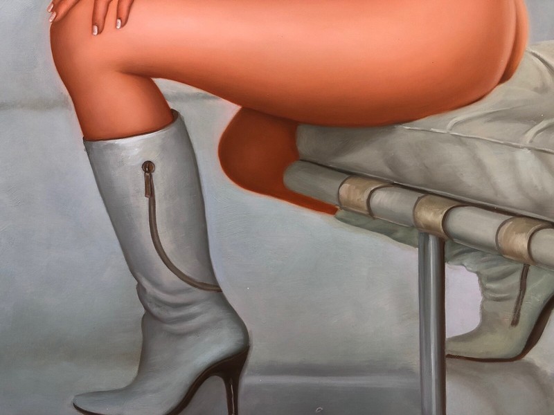 Nude,Original Oil Painting by P. Hays,61 x 91 cm gallery