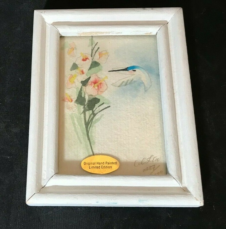 C.C. Liu Painting Limited Edition 3 3/8″ x 4.5″
