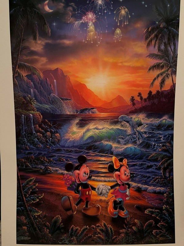 Christian Riese Lassen’s Limited Edition Disney «Seaside Romance» (Unframed)