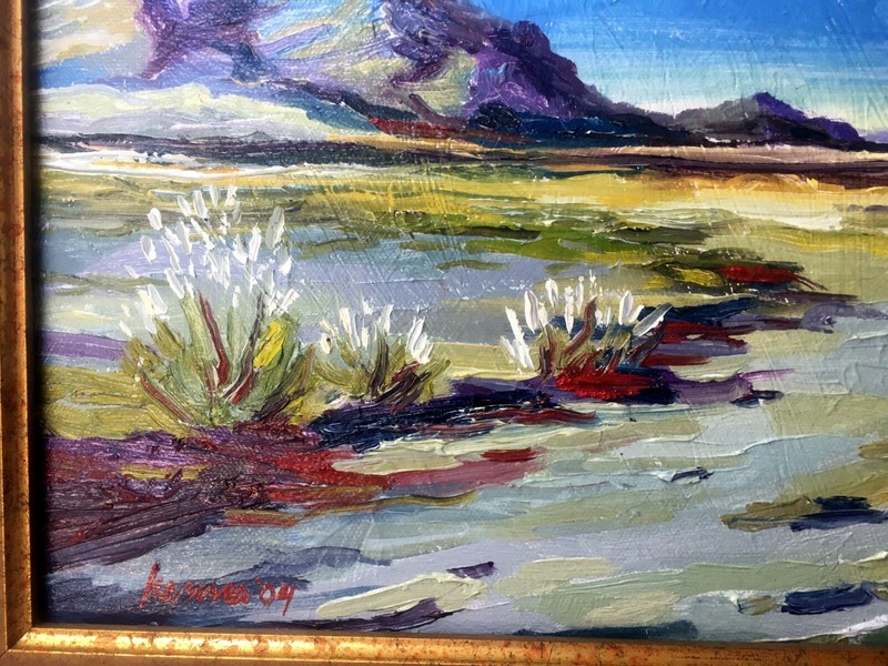 Artist is recognized by US Dept State : Hwy 40 Ludlow CA gallery