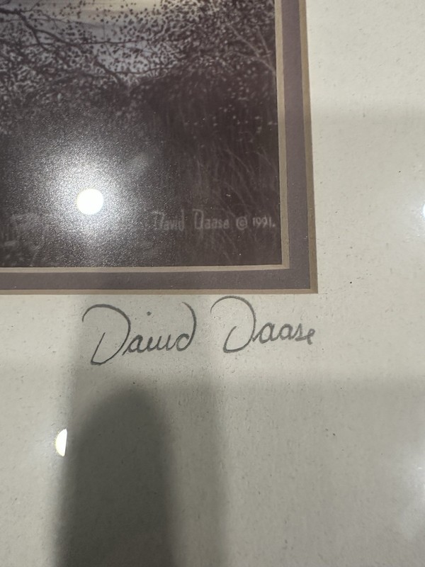 David Daase Columbia Icefields Signed Framed Print Matted Landscape Art 19"x14" gallery