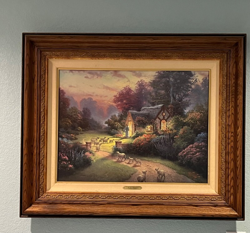 thomas kinkaid painting the good shepherd