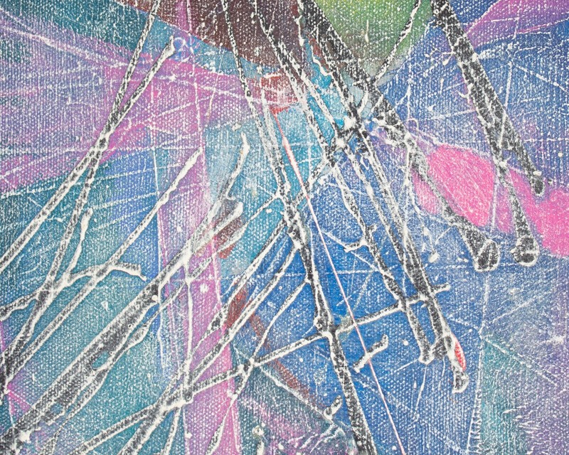 Anthony Lewis Popcheff Abstract Oil on Canvas Painting gallery