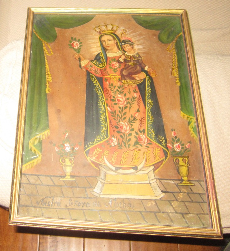 17th c. Spanish icon «Senora de Atocha» in rememberance of galleon sank in 1622