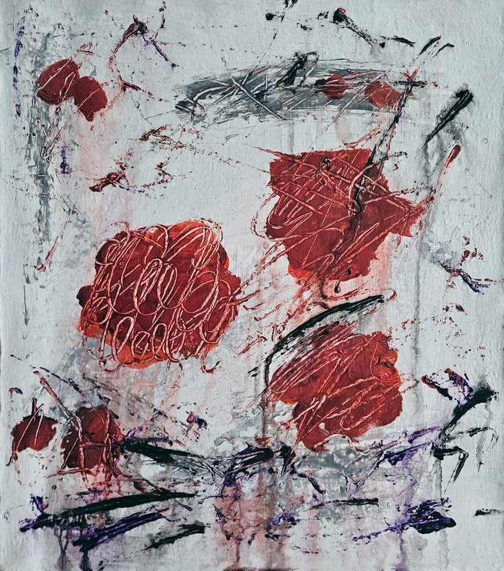 Cy Twombly Signed American Abstract Oil Painting – Expressionist Art
