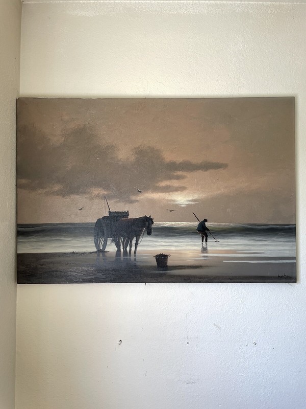 Arthur Martens ARTIST PAINTING VINTAGE MID CENTURY MODERN California