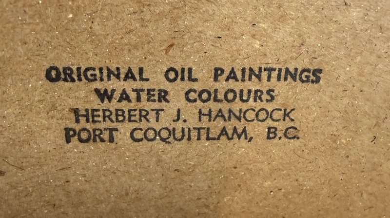 Herbert J Hancock Watercolour Painting Manning Park Landscape Signed Framed gallery