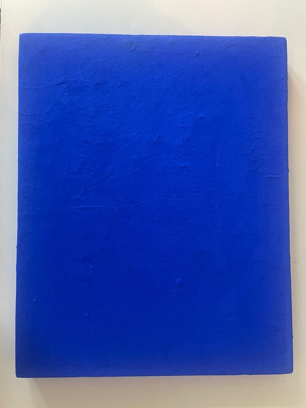 Yves Klein French Original Artwork Blu Canvas Art Blue Minimalist Monochrome