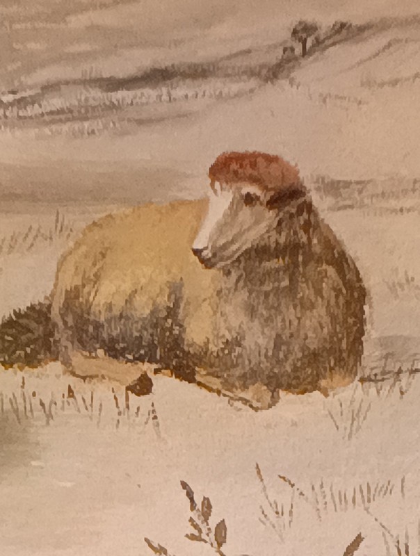 Thomas SYDNEY COOPER Orig-MED. BODIED WATER BASED paint? Or Thinned Oil On Paper gallery
