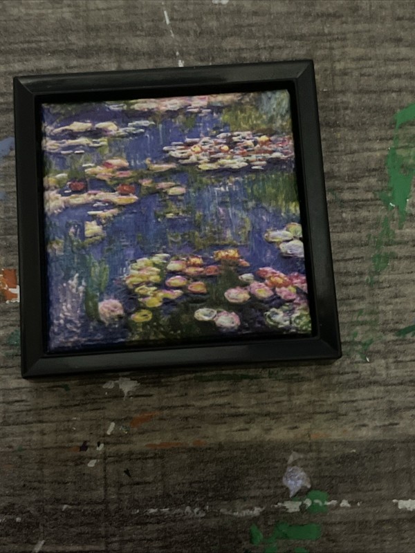 Mini paintings on canvas- Ball 3 gallery