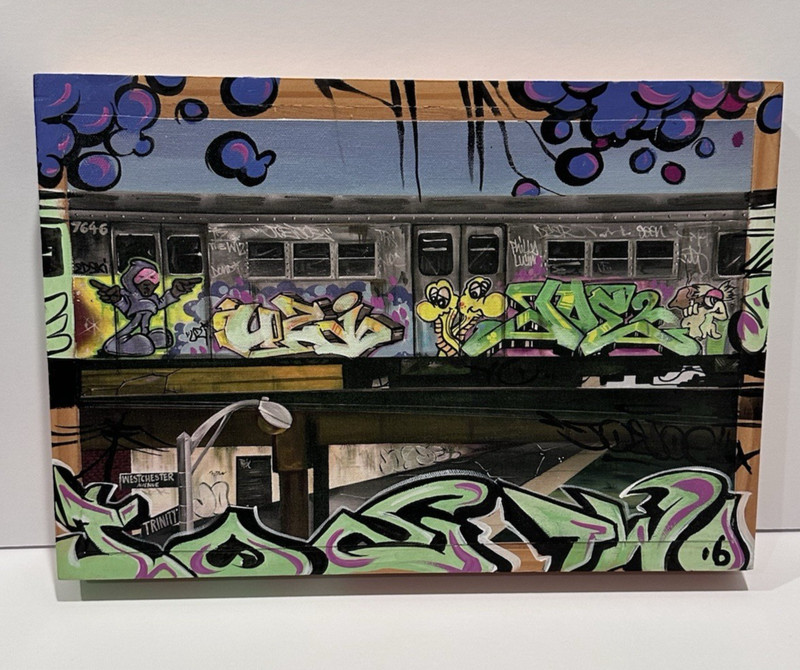 Joe Joe Webb 2014 Dondi Tribute Box Mixed Media Wood Panel Graffiti Art NYC