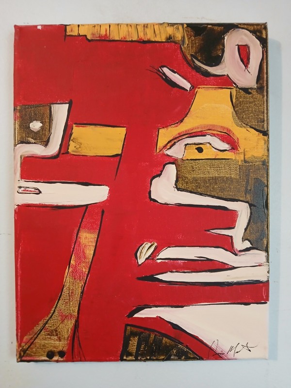 original abstract painting. «Animals»