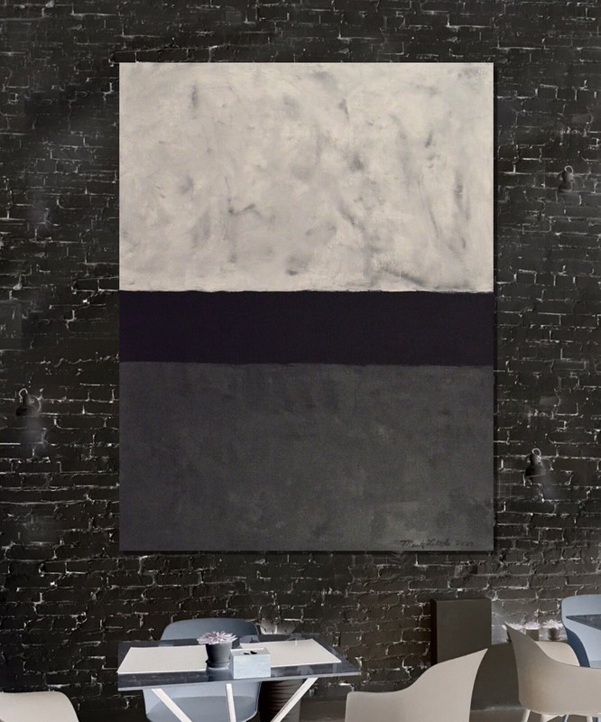 Mark Rothko style￼ Professional canvas￼ Painting81” X 62”(6ft 9in)Abstract Moder gallery