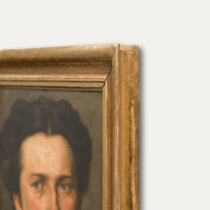 European School Framed 1871 Oil - Lady with the Drop Earrings gallery