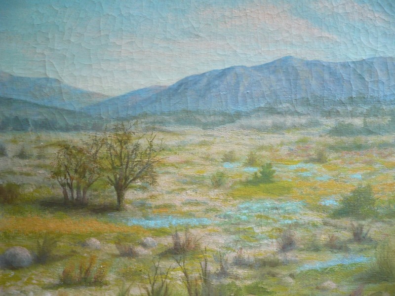 WILLIAM N. BRENNER, LISTED PLEIN AIR SPRING DESERT PALM SPRINGS CALIFORNIA RARE gallery