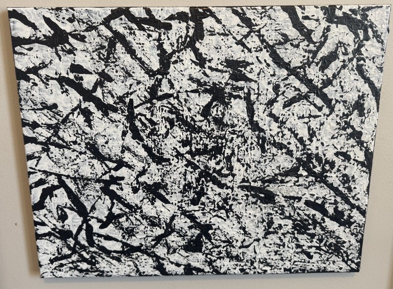 Black White Painting
