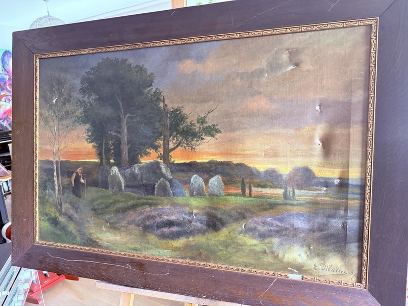 ACTION ONLY TODAY Museum Painting Caesar Philipp E Mueller 1907 Estate Art gallery