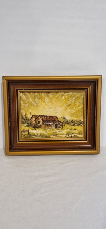 Hand Painted Oil Painting Framed Genevieve Hodson 29cm X 24.5cm
